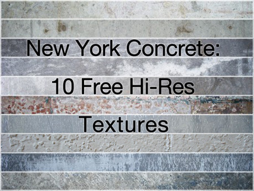 Textures - New York City Concrete