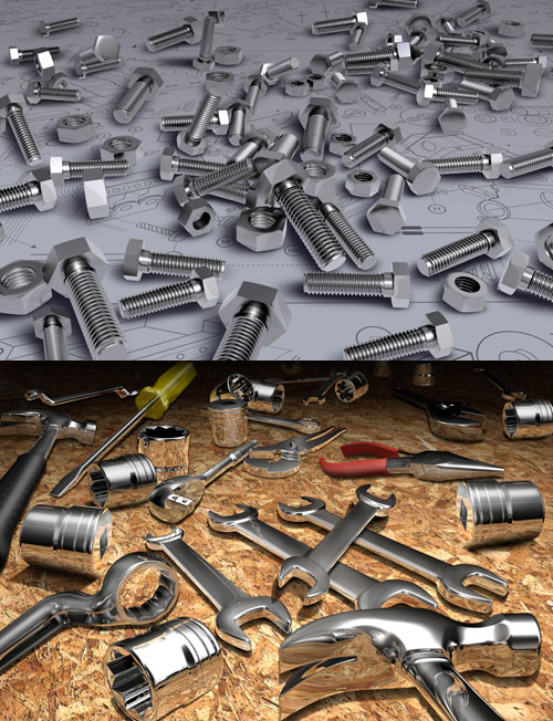 PSD Sources - Nuts, Bolts, Tools