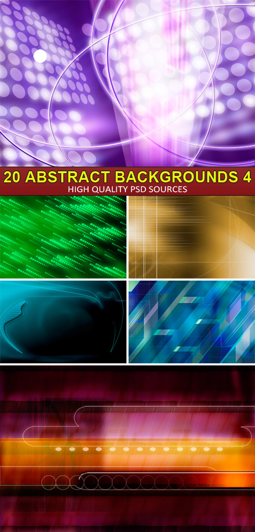 PSD Sources - 20 Abstract backgrounds 4