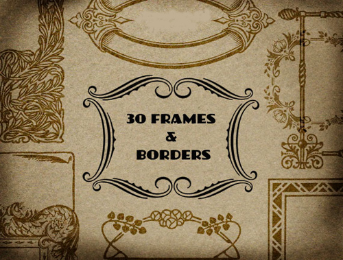30 frames borders