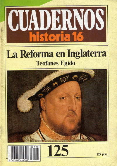 Cuadernos Historia 16 #125: La Reforma en Inglaterra