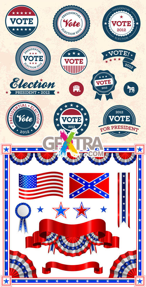 U.S. Elections Vector Collection