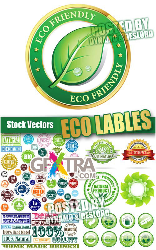 Eco lables - Stock Vectors