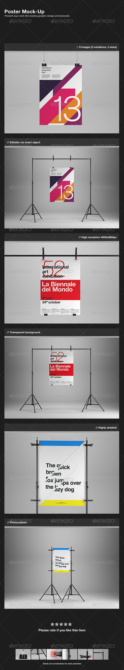 GraphicRiver - Poster Mock-Up