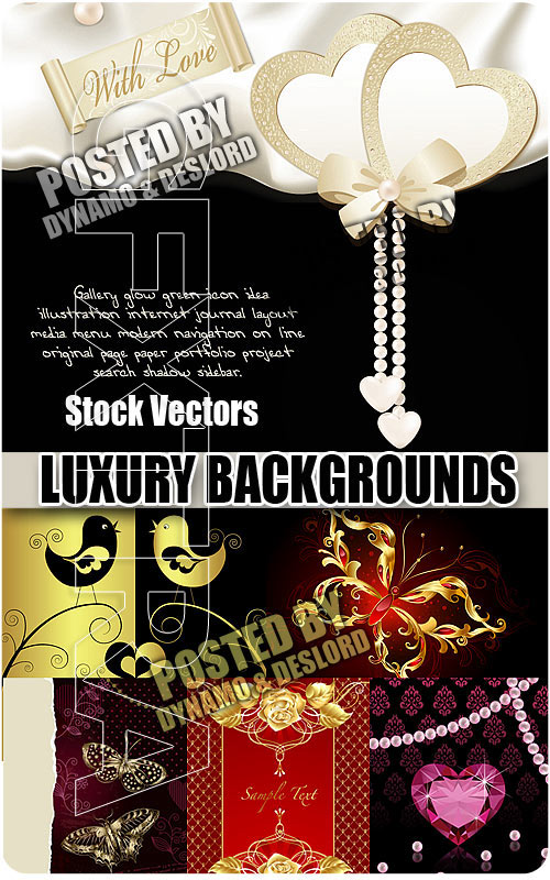 Luxury backgrounds - Stock Vectors