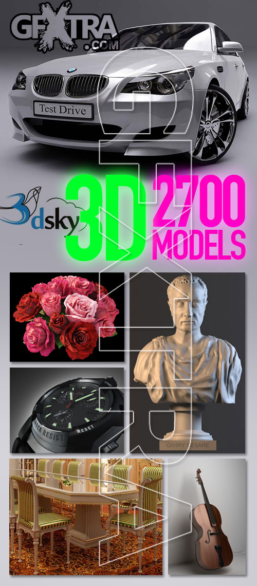 3Dsky.org: Profi Models ALL 2700 and 50GB!