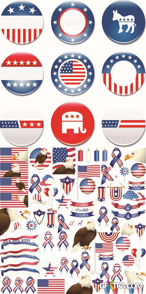 U.S. Elections - Big Vector Collection