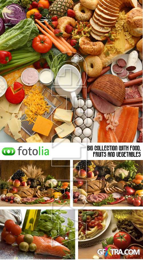 Big Collection with Food, Fruits & Vegetables 5xJPG