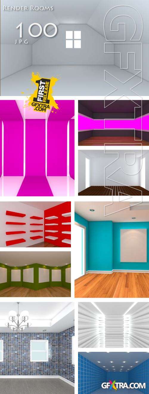 Render Rooms and Spaces Great Collection 100xJPG