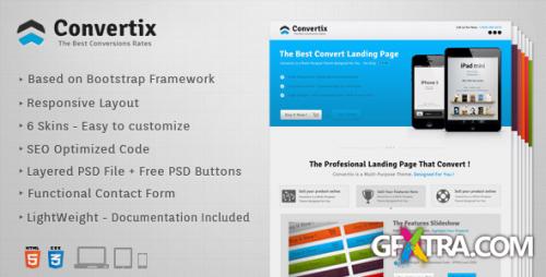 ThemeForest - Convertix - Premium Responsive Landing Page