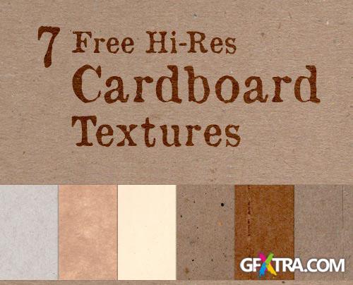 7 Hi-Res Cardboard Textures