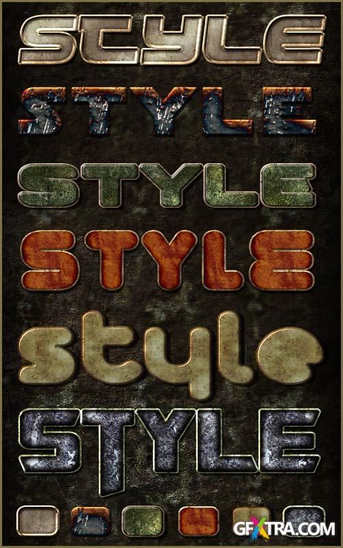Styles - set of grunge