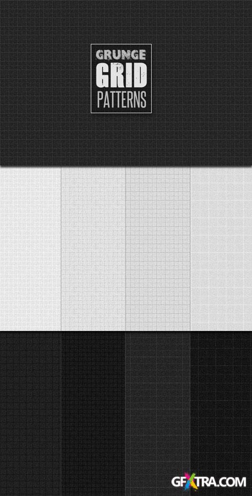 WeGraphics - Grunge Grid Patterns