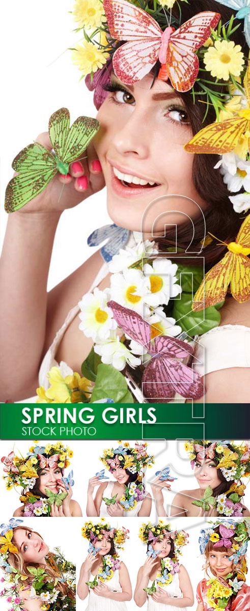 Spring Girls 9xJPGs
