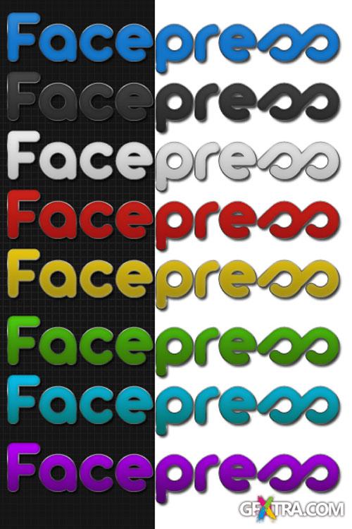 Facepress Multicolors Photoshop Styles