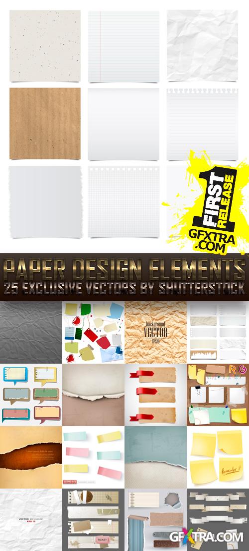 Paper Design Elements 25xEPS