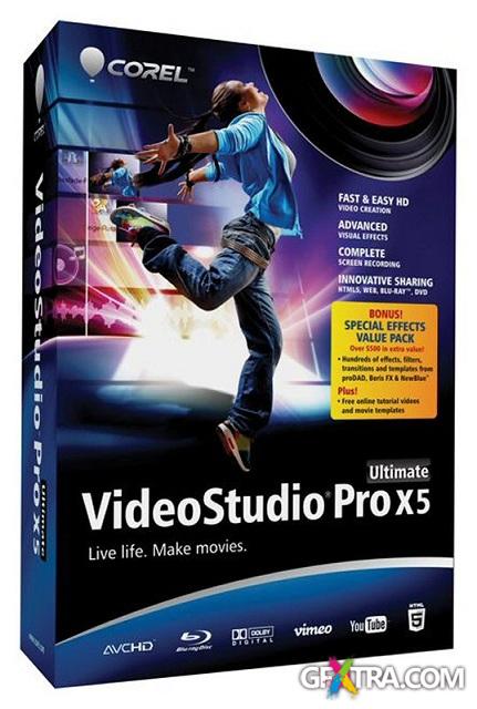 Corel VideoStudio Pro X5 SP2 15.2.0.10 + DVD Menu