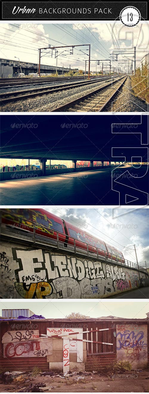 GraphicRiver - Urban Backgrounds Pack 13