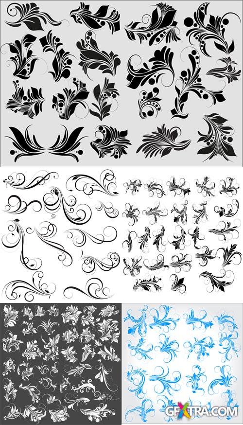 Floral Vector Design Elements