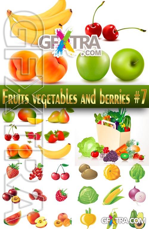 Fruits, vegetables and berries #7 - Stock Vector