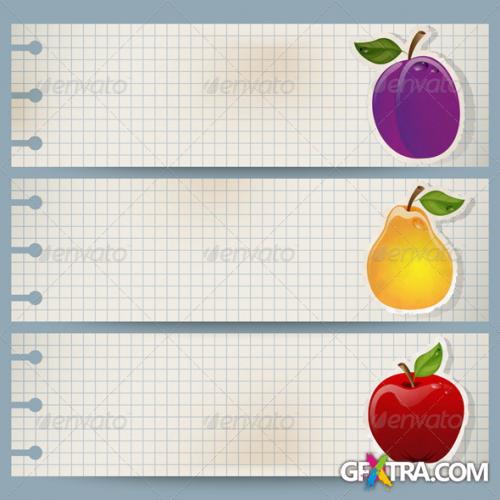 GraphicRiver - Fruit Banners