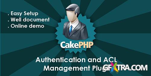 CodeCanyon - CakePHP 2.0 Authentication & ACL Management Plugin