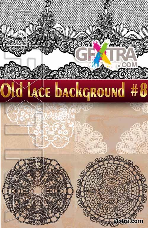 Vintage lace background #8 - Stock Vector