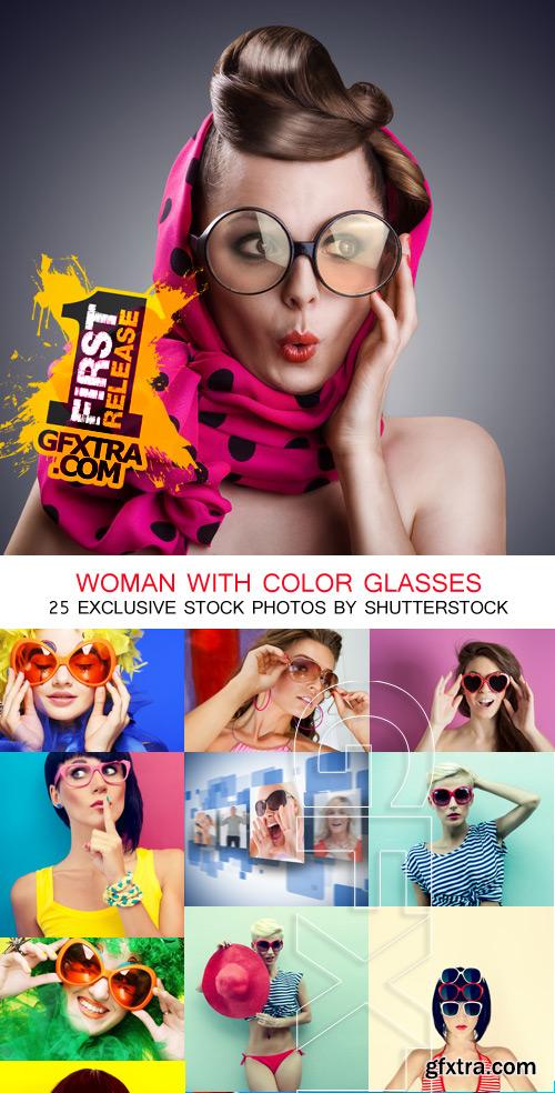 Woman with Color Glasses 25xJPG