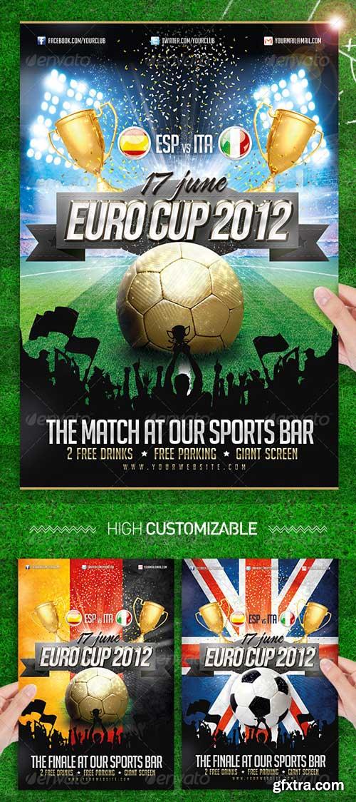 GraphicRiver - Euro Soccer Cup 2012 Flyer Template Football