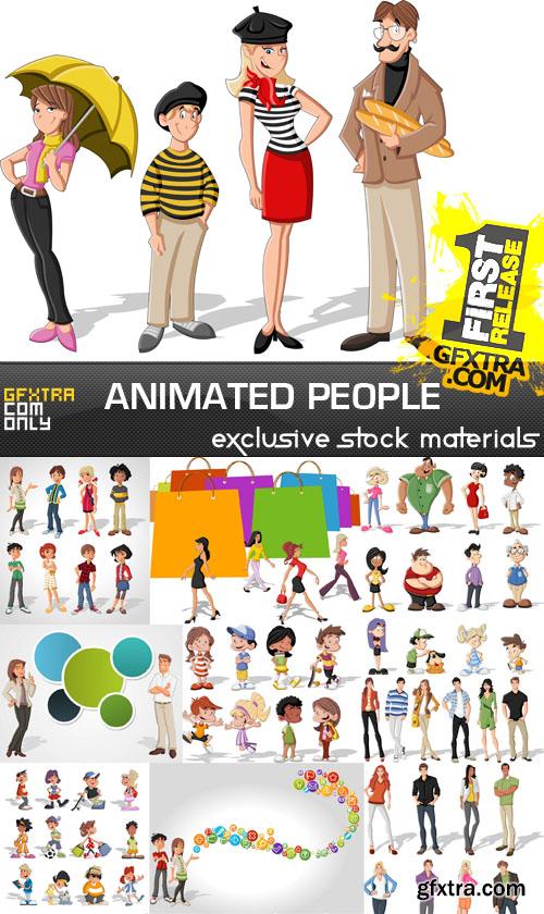 Animated People Collection II, 25xEPS