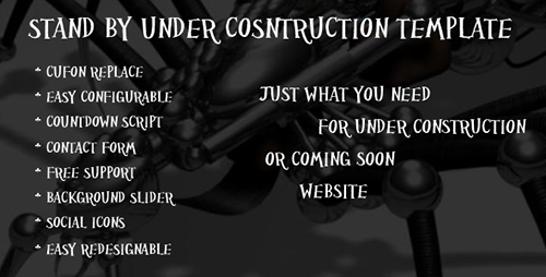 ThemeForest - Standby v1.2.0 - Under Construction & Coming Soon - FULL
