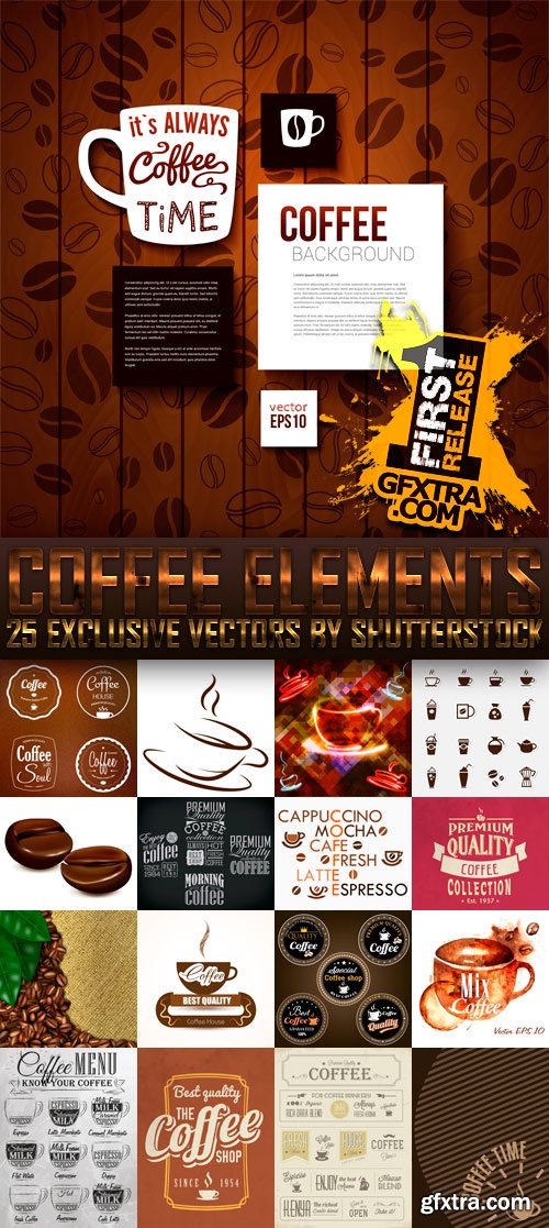 Coffee Elements 25xEPS