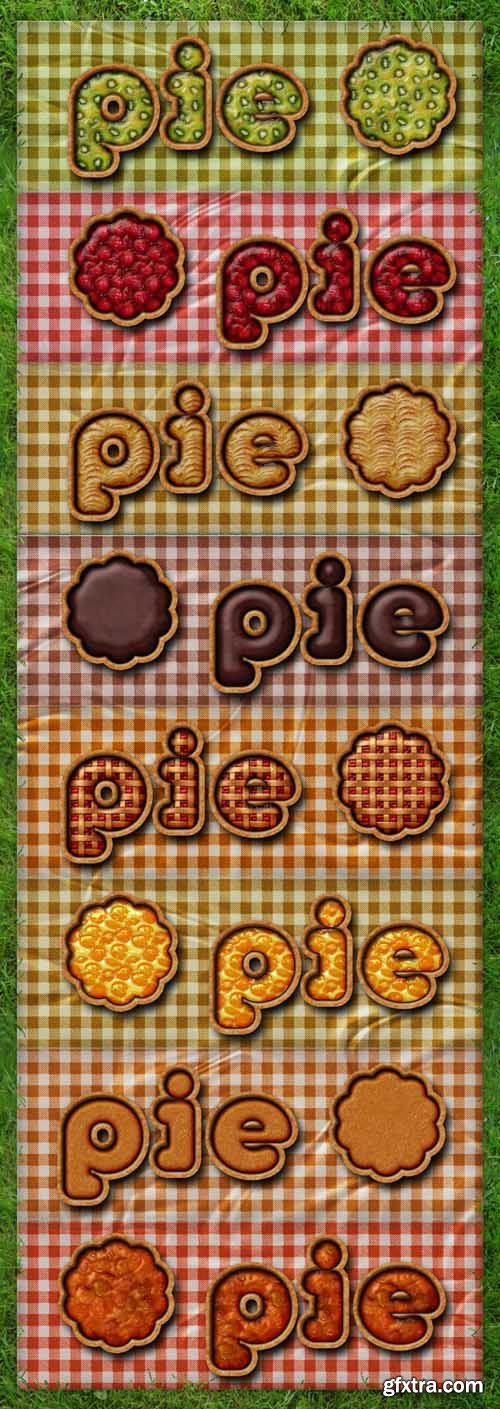 Pie Photoshop Styles