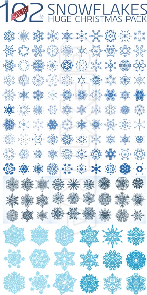 Snowflakes icons