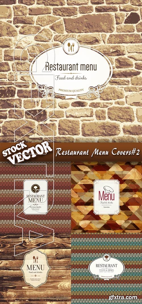 Stock Vector - Restaurant Menu Covers#2