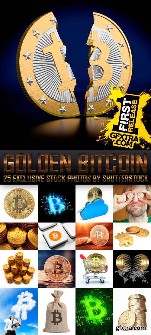 Golden Bitcoin 25xJPG