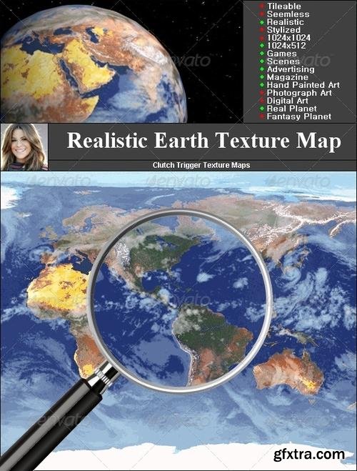 3DOcean - Earth Texture Map - 1464738