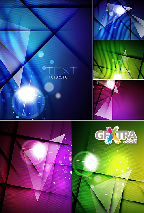 Futuristic abstract backgrounds