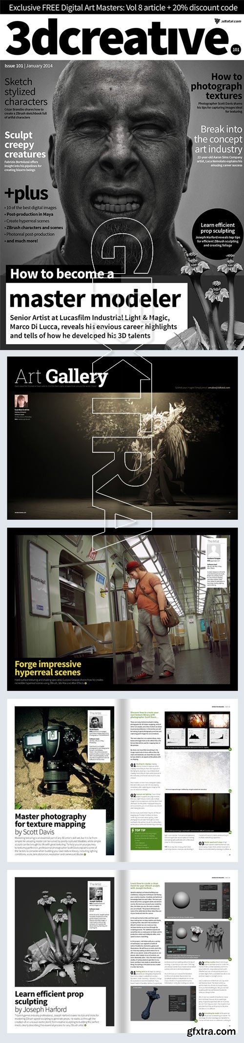 3DCreative: Issue 101 - January 2014 HiRes