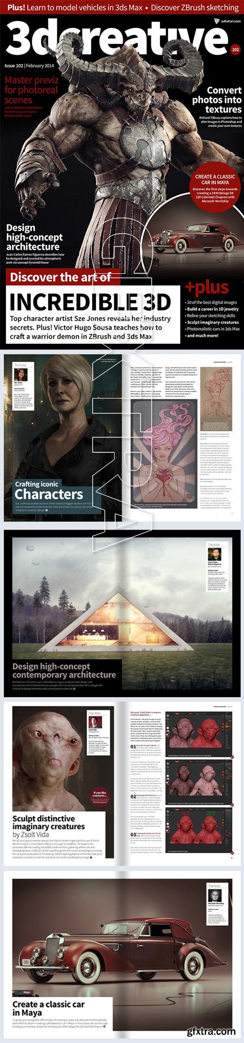 3DCreative: Issue 102 - February 2014 HiRes