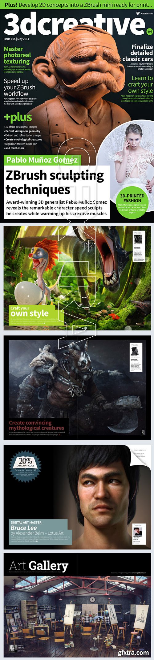 3DCreative: Issue 105 - May 2014 HiRes