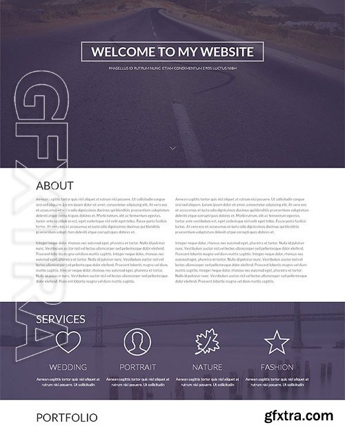Responsive One Page HTML Template