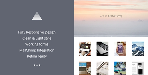 ThemeForest - Aer - Clean HTML5 Template - RIP