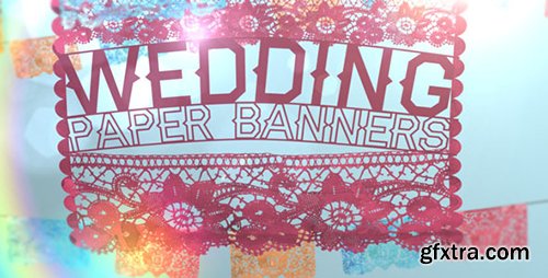 Videohive Wedding Paper Banners 2973049