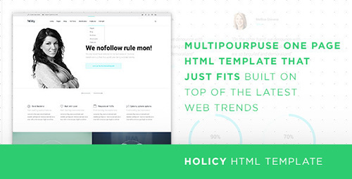 ThemeForest - Holicy - Responsive HTML5 Template - RIP