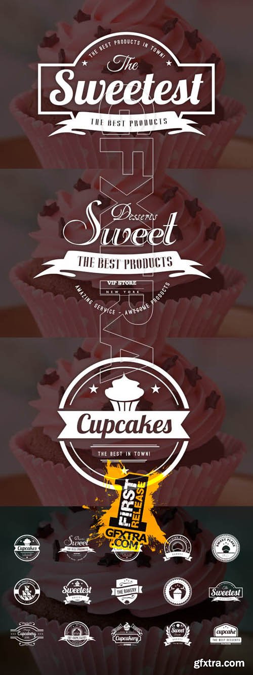15 Bakery Cupcakes and Cakes Logos