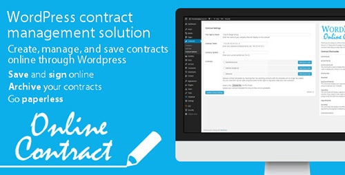 CodeCanyon - WP Online Contract v3.2