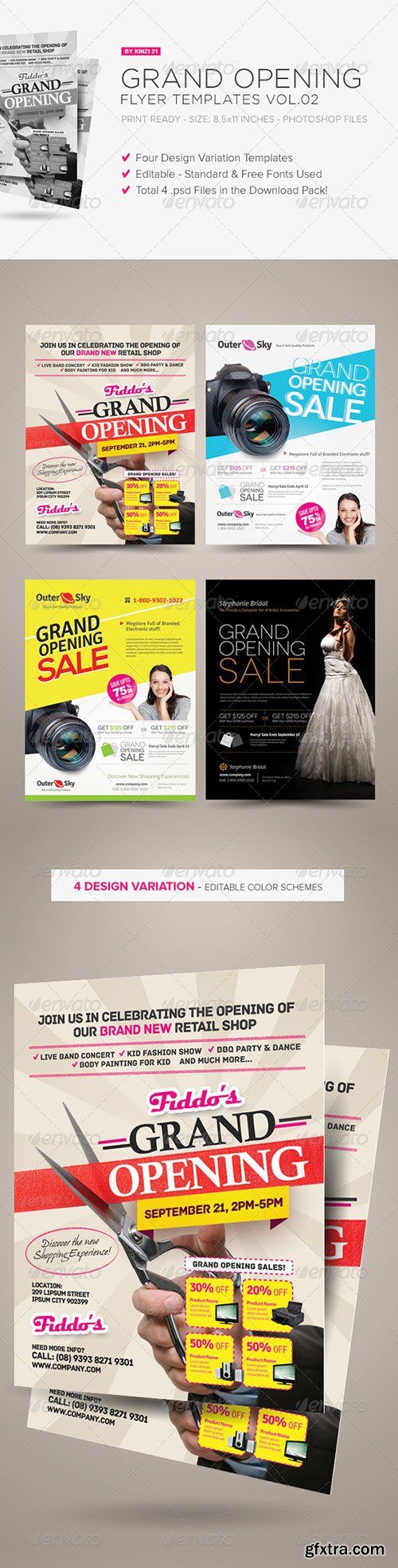 GraphicRiver - Grand Opening Flyers Vol.02