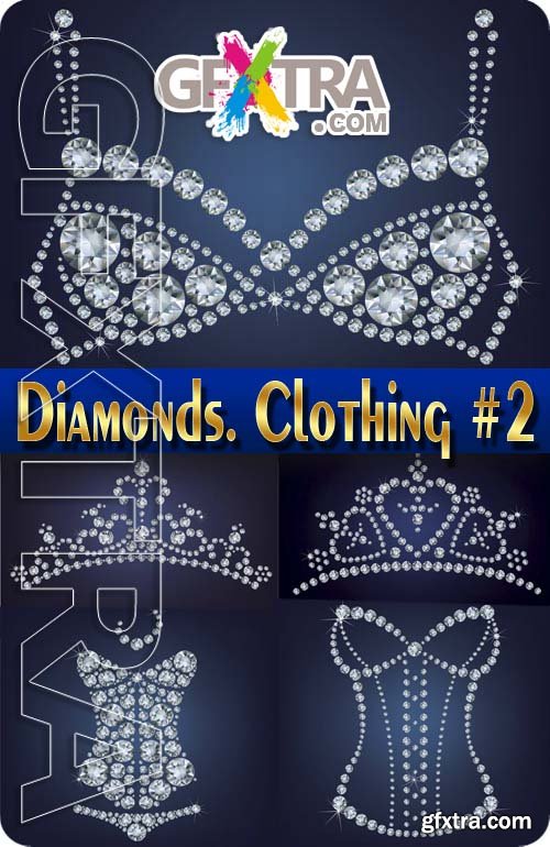 Diamonds. Clothing and Accessories #1 - Stock Vector