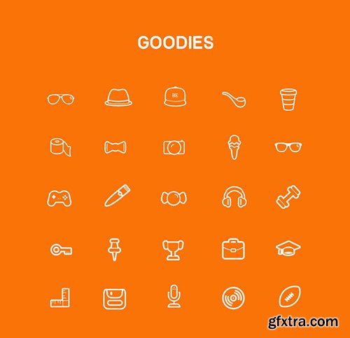 PSD Web Icons - Goodies Icon Set